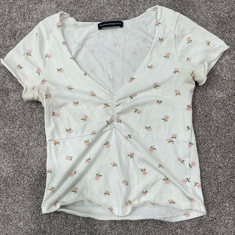 Brandy Melville floral top